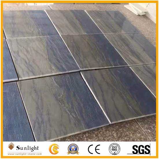 Pierre naturelle de luxe de marbre de marbre d'Azul Blue Macaubas de plancher de hall d'hôtel de catégorie A